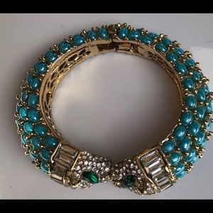 Panther/leopard Bracelet 2 1/8” inside width